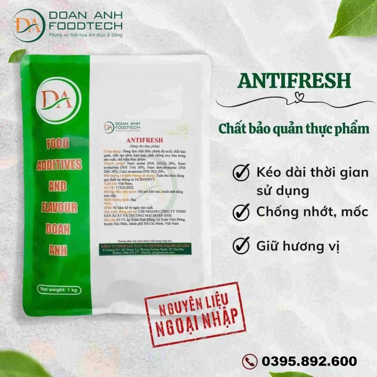 Chất bảo quản chả cá ANTIFRESH