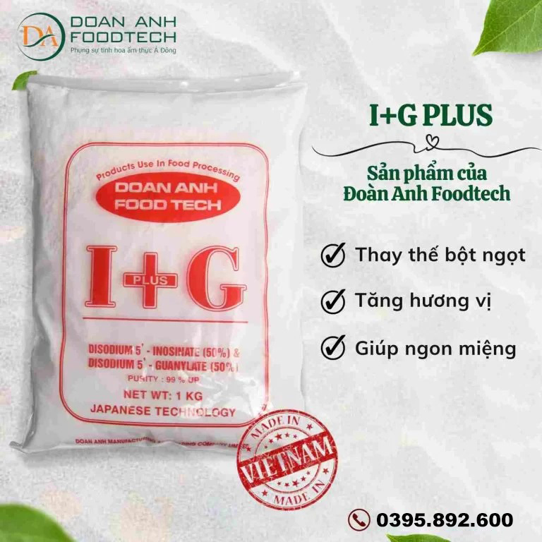 Chất điều vị thay thế bột ngọt I+G PLUS