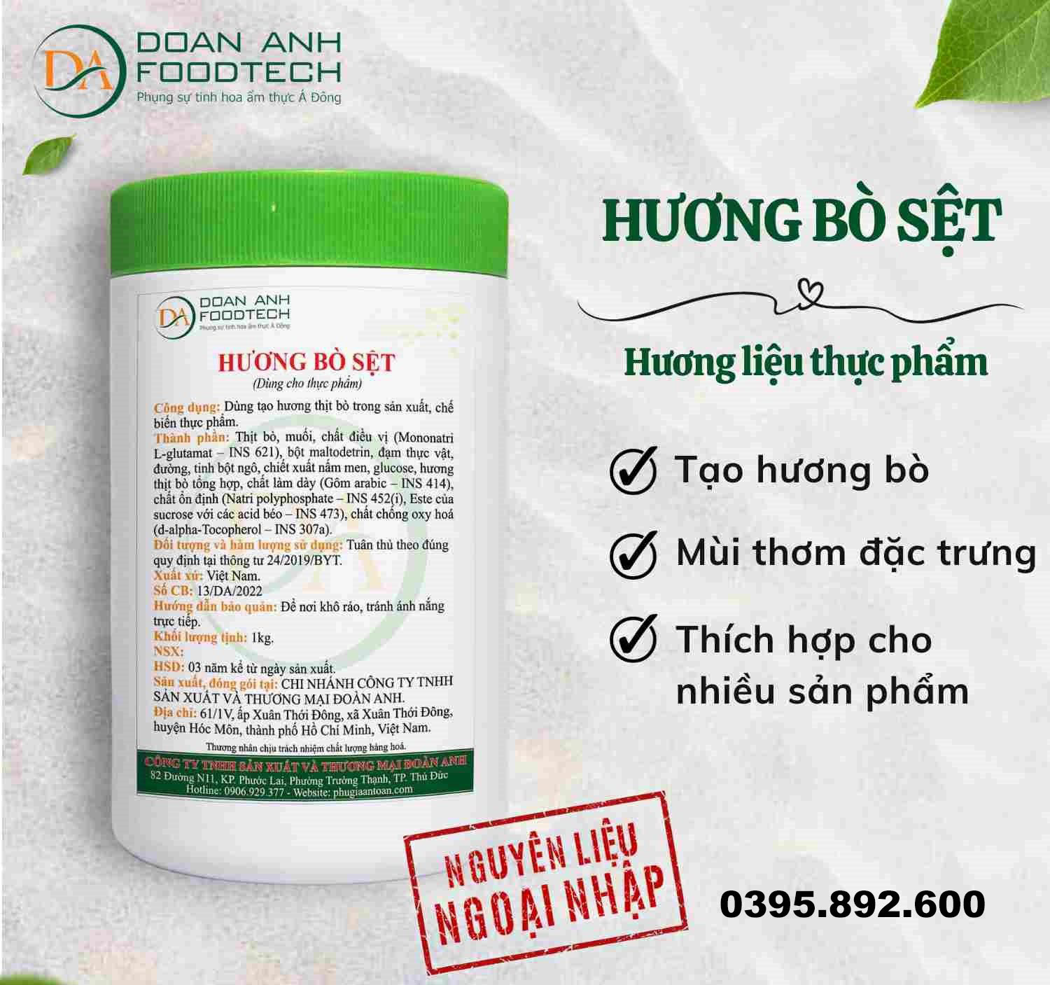 Hương bò sệt