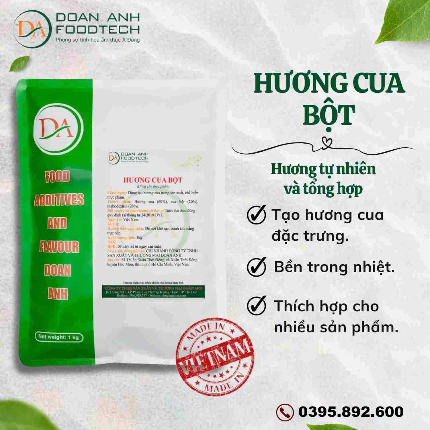 Hương cua bột