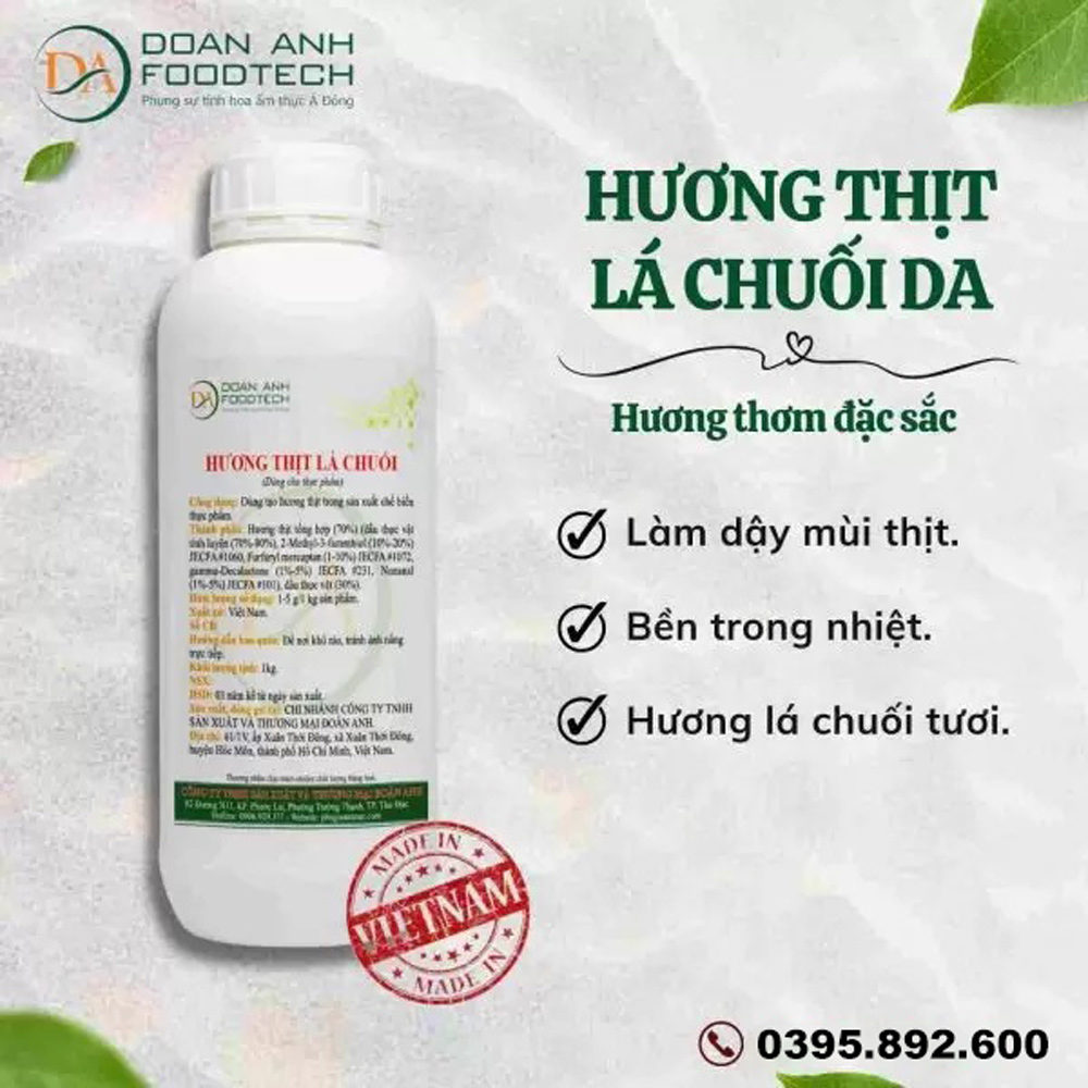 Hương thịt lá chuối DA