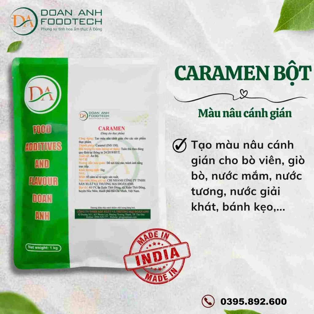 Phụ gia làm bò viên CARAMEL tạo màu