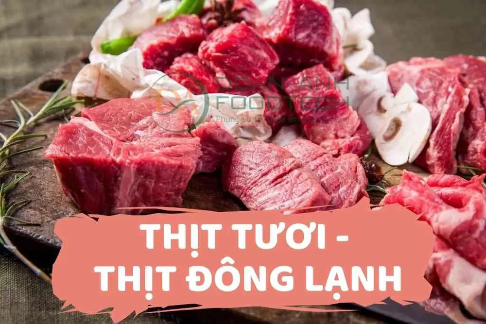 Thịt tươi thịt đông lạnh