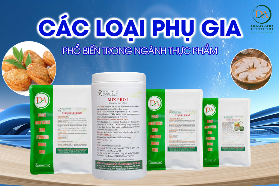 các loại phụ gia tạo giòn dai